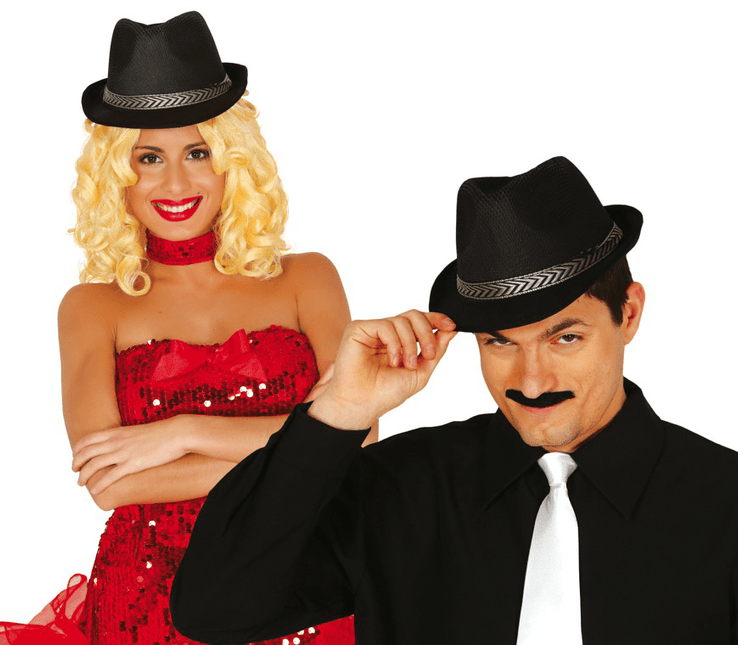 Hoed Zwart Gestreept van Fiestas Guirca koop je bij Partywinkel