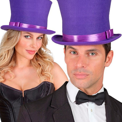 Hoge Hoed Paars van Widmann koop je bij Partywinkel