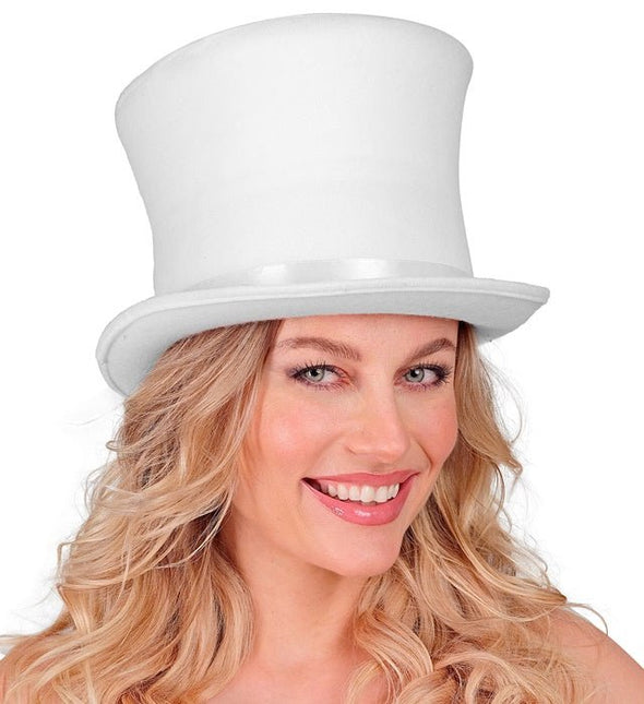 Hoge Hoed Wit van Widmann koop je bij Partywinkel