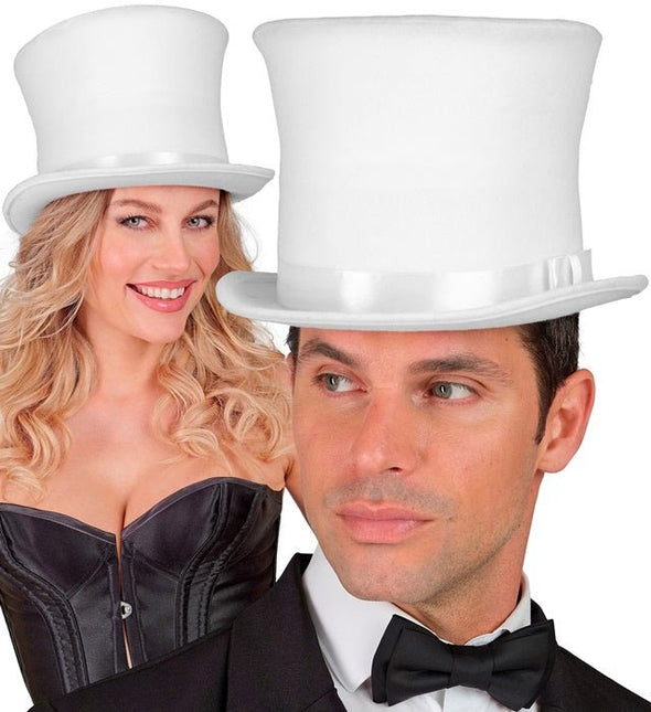 Hoge Hoed Wit van Widmann koop je bij Partywinkel
