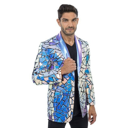 Holografisch Colbert Heren van CHAKS koop je bij Partywinkel