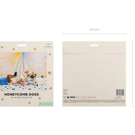 Hond Tafeldecoratie 30cm 4st van Partydeco koop je bij Partywinkel