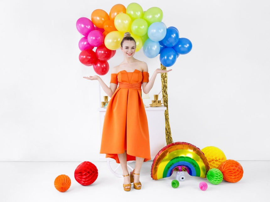 Honeycomb Bal Geel 40cm van Partydeco koop je bij Partywinkel