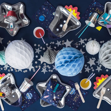 Honeycomb Bal Mintgroen 10cm van Partydeco koop je bij Partywinkel