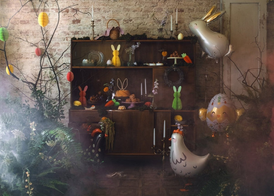 Honeycomb Wortel 20cm van Partydeco koop je bij Partywinkel