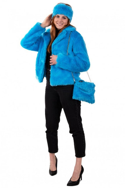 Hoofdband Pluche Blue van PartyXplosion koop je bij Partywinkel