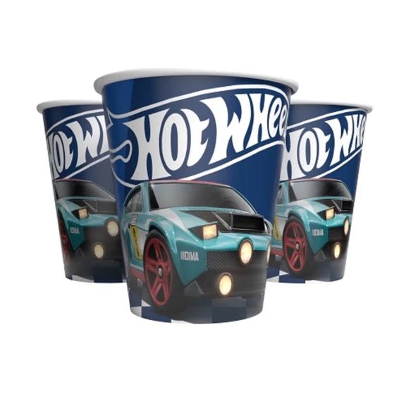 Hot Wheels Bekers 250ml 8st van VDV Benefit koop je bij Partywinkel