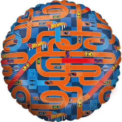 Hot Wheels Helium Ballon Doolhof Leeg 45cm van VDV Benefit koop je bij Partywinkel
