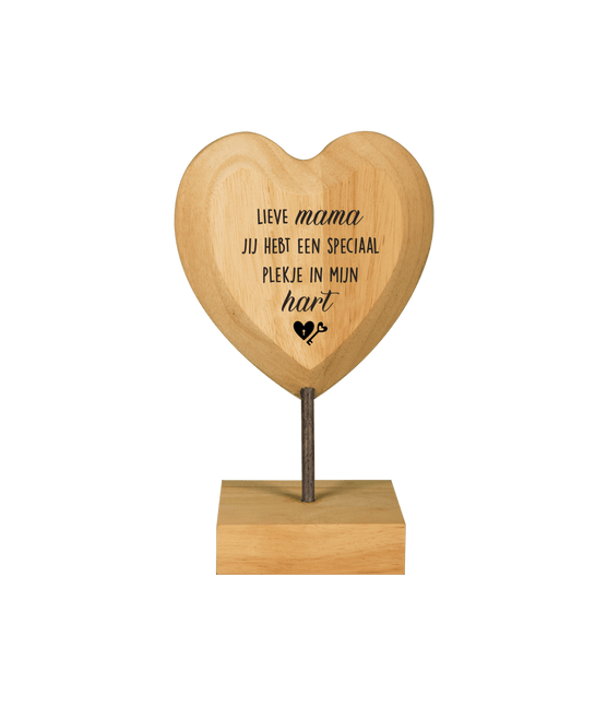 Houten Hart Mama van Paper Dreams koop je bij Partywinkel