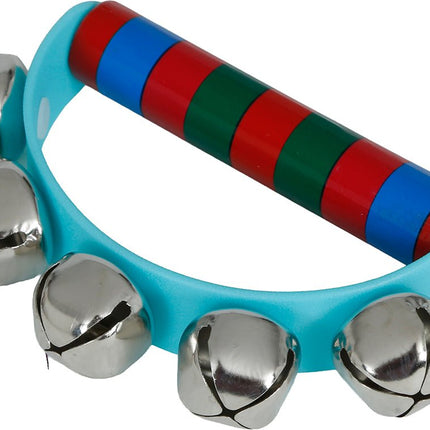 Houten jingle bell Ratel 9x11 cm van Fiestas Guirca koop je bij Partywinkel