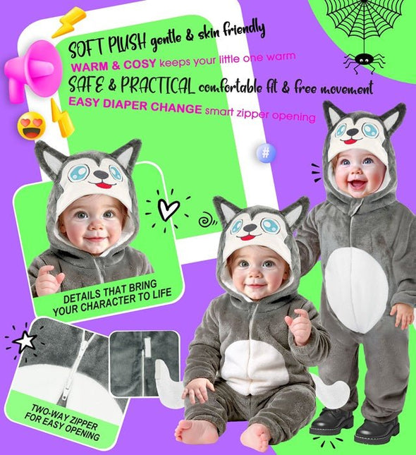 Husky Pluche Fluweel van Widmann koop je bij Partywinkel