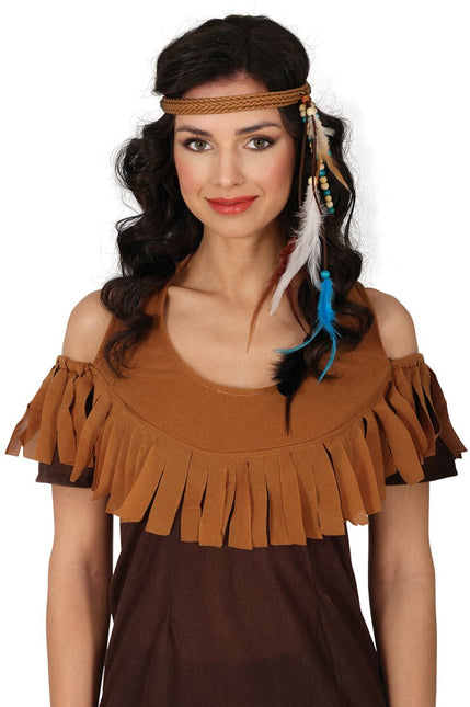 Indiaan Hoofdband van Fiestas Guirca koop je bij Partywinkel