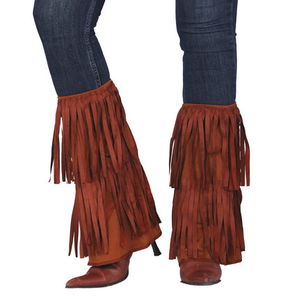 Indiaanse Beenwarmers Bruin van Fiestas Guirca koop je bij Partywinkel