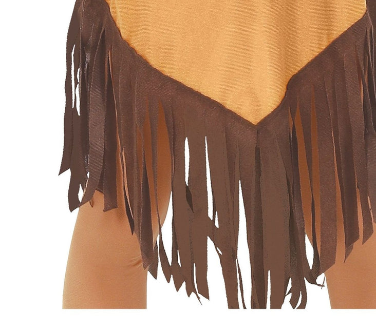 Indiaas Meisje Kostuum Bruin van Fiestas Guirca koop je bij Partywinkel