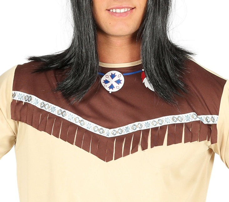 Indianen Kostuum Beige Heren van Fiestas Guirca koop je bij Partywinkel