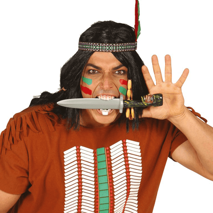 Indianen Mes 30cm van Fiestas Guirca koop je bij Partywinkel