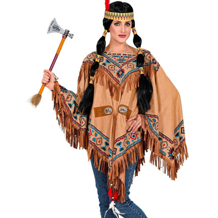 Indianen Shirt Dames van Widmann koop je bij Partywinkel