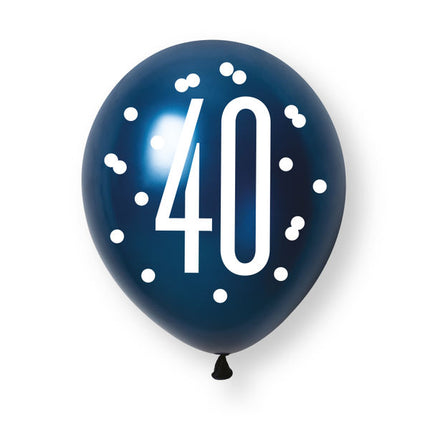 40 Jaar Ballonnen 30cm 6st