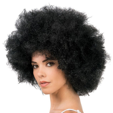 Jackson afroperuk, svart, 33 cm