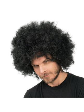 Jackson afroperuk, svart, 33 cm