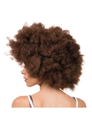 Jackson afroperuk i mahogny, 33 cm