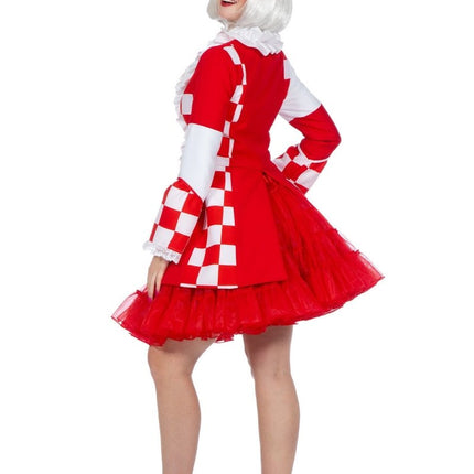 Brabant Jas Rood Wit Dames van Wilbers & Wilbers koop je bij Partywinkel