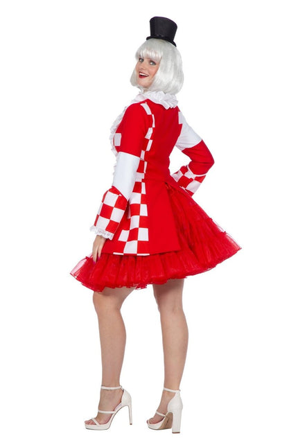 Brabant Jas Rood Wit Dames van Wilbers & Wilbers koop je bij Partywinkel