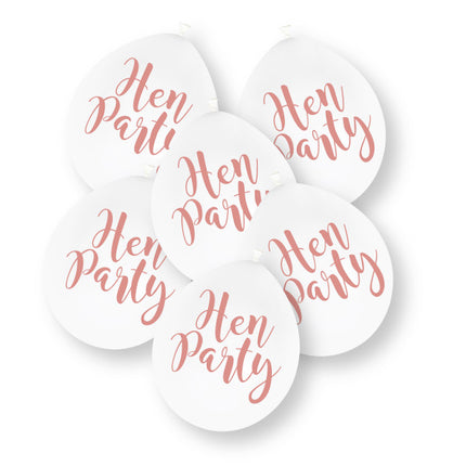 10ct Hen Party 23cm Latex Balloons