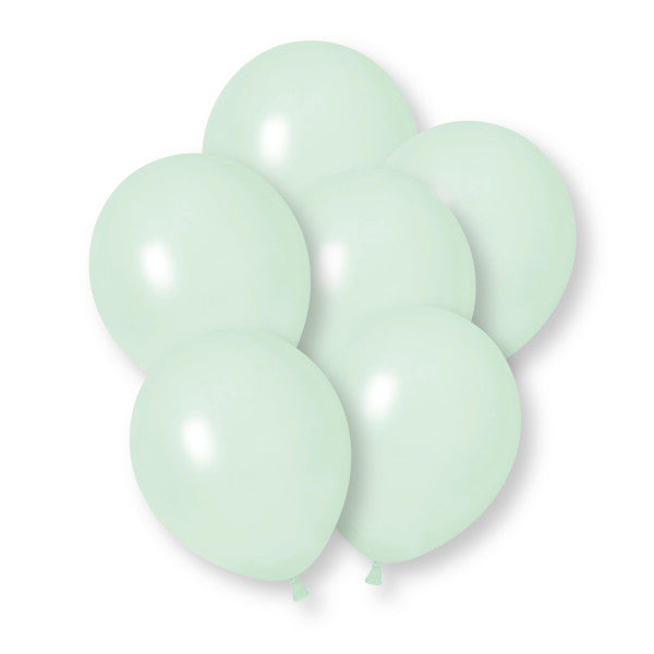 Pastellgröna ballonger, 30 cm, 50 st
