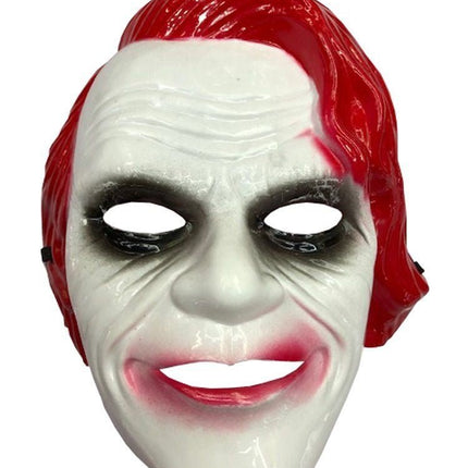 Joker Masker Rood van Partychimp koop je bij Partywinkel
