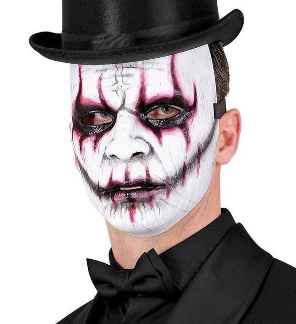 Joker Masker Wit Evil van Widmann koop je bij Partywinkel
