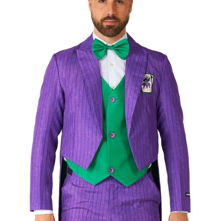 Joker Paars Rokkostuum Heren Suitmeister van Suitmeister koop je bij Partywinkel
