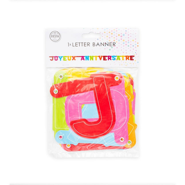 Joyeux Anniversaire Letterslinger 1,6m van WeFiesta koop je bij Partywinkel