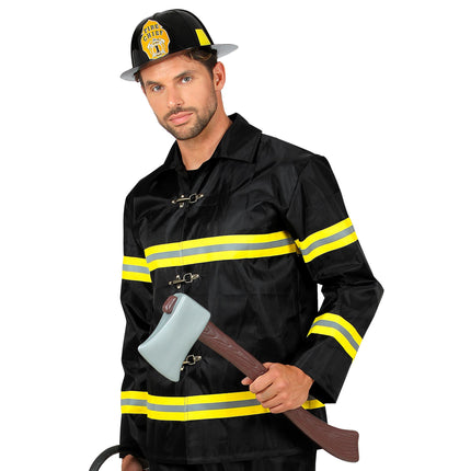 Brun låtsasyxa av trä 60cm