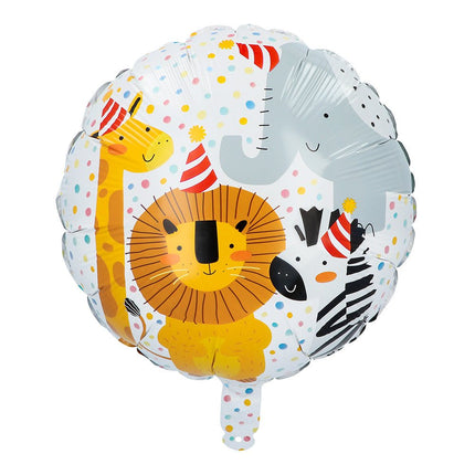 Jungle Helium Ballon Dubbelzijdig Leeg 45cm van Boland koop je bij Partywinkel