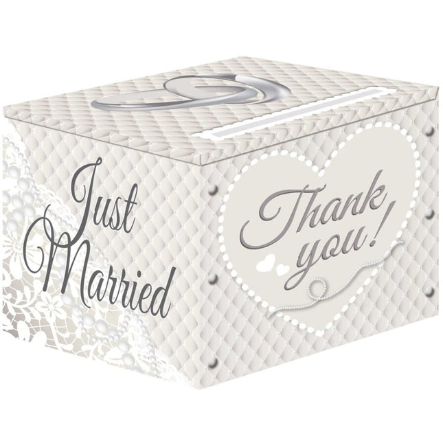 Just Married Enveloppen Gift Box 30cm van Folat koop je bij Partywinkel
