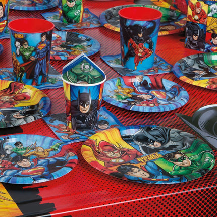 Justice League Borden 23cm 8st van Unique koop je bij Partywinkel
