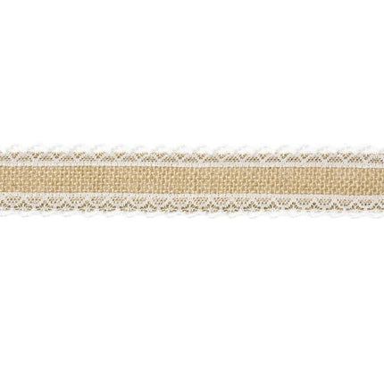Jute Lint Kant 5m van Partydeco koop je bij Partywinkel