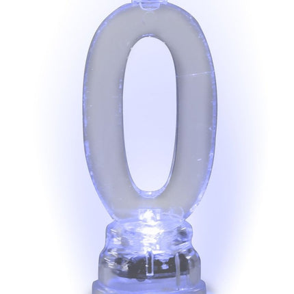 Kaarsenhouder 0 Jaar Led 13cm van Fiestas Guirca koop je bij Partywinkel