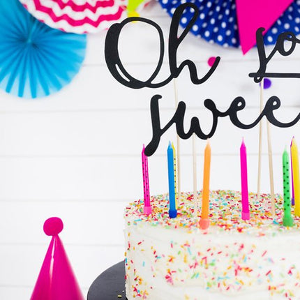 Kaarsjes Gekleurd 6,5cm 6st van Partydeco koop je bij Partywinkel