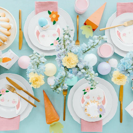 Kaarsjes Paaseieren 7cm 6st van Partydeco koop je bij Partywinkel