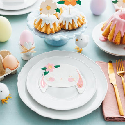 Kaarsjes Paaseieren 7cm 6st van Partydeco koop je bij Partywinkel