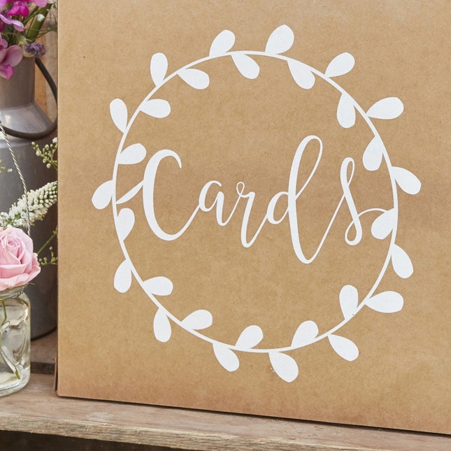 Kaarten Box 25cm van Ginger Ray koop je bij Partywinkel