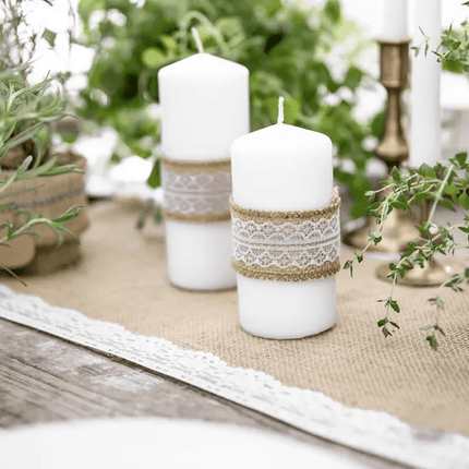 Kanten Lint Jute 5m van Partydeco koop je bij Partywinkel