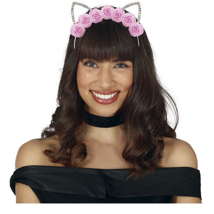 Kat Haarband Roze van Fiestas Guirca koop je bij Partywinkel
