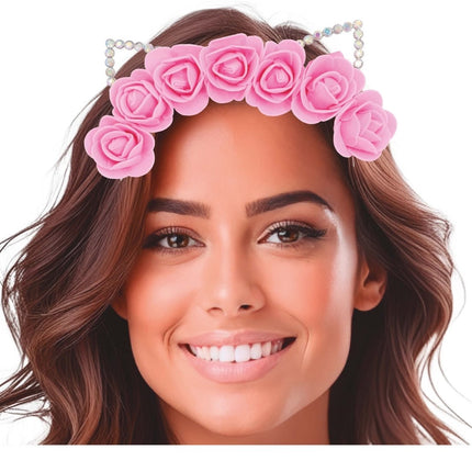Kat Haarband Roze van Fiestas Guirca koop je bij Partywinkel
