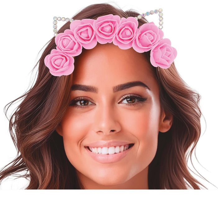 Kat Haarband Roze van Fiestas Guirca koop je bij Partywinkel