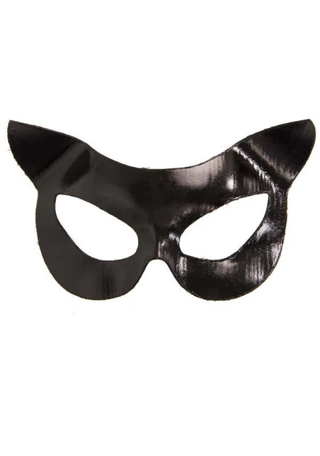 Kat Oogmasker Zwart Vinyl van Leg Avenue koop je bij Partywinkel