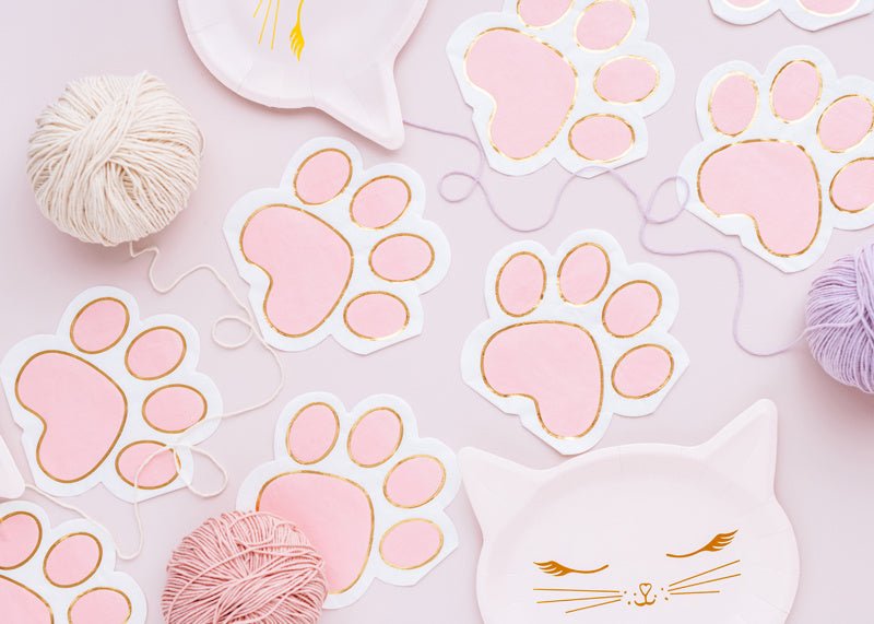 Kat Servetten 15,5cm 12st van Partydeco koop je bij Partywinkel