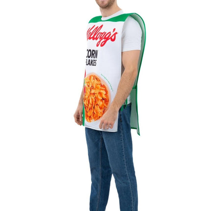 Kelloggs™ Corn Flakes™ Cereal Verpakking Kostuum Heren van Smiffys koop je bij Partywinkel